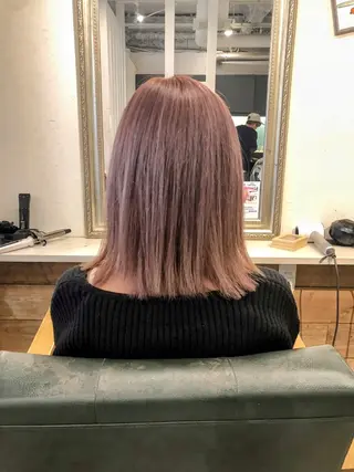 ミディアム カラー [RiLo] 松村のヘアスタイル