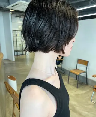 ショート カラー パーマ ボブ/透明感カラー 🌿栄🌿kouneのヘアスタイル