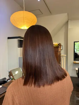 ミディアム 三國 栞音のヘアスタイル