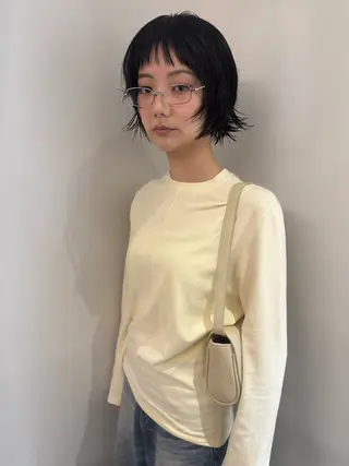 ショート カラー パーマ misa___boo MISAのヘアスタイル