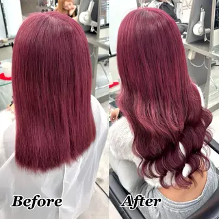 ヘアメ🎀推しカラー 🥣横浜/しほ🧸のヘアスタイル