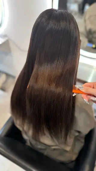 ロング REINA エクステ/ヘアセットのヘアスタイル