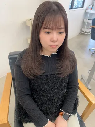 セミロング vince. moekoのヘアスタイル