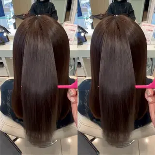 ロング 髪質改善 縮毛矯正 🌙 ゆきのヘアスタイル