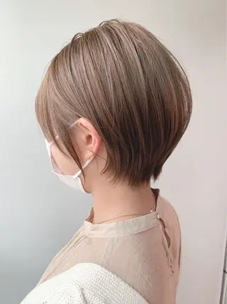 ショート カラー ヘアアレンジ 🤍THEATER 【公式】札幌🤍🍬のヘアスタイル