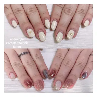 ショート ネイル 👑enen style👑のネイルデザイン