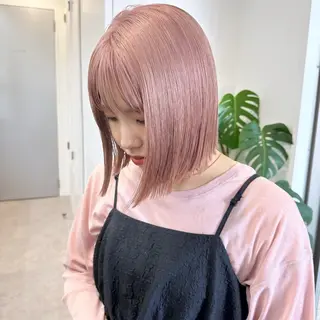 ショート カラー 盛れるカット🤍 🎀モモ🎀のヘアスタイル