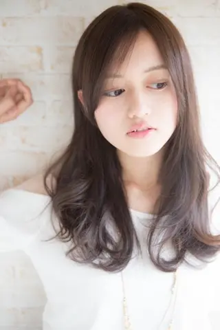 ミディアム ba-boo 広島のヘアスタイル
