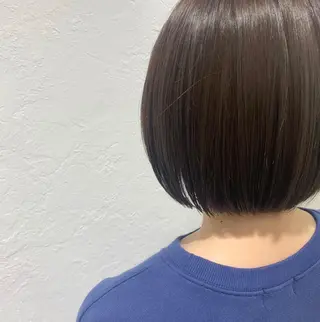 ショート カラー ボブ/美髪矯正 /佐藤　奈巳のヘアスタイル
