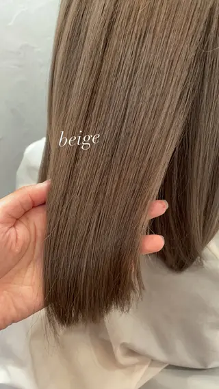 セミロング カラー 髪質改善カラー🫧 西岡 有希のヘアスタイル