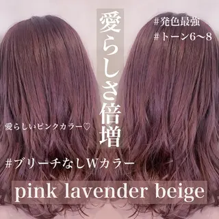 ミディアム カラー ヘアアレンジ ミニボブ/ブリーチ 🌈MISATOのヘアスタイル