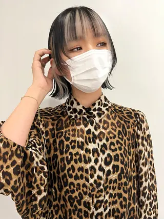 ショート カラー ダブルカラー🩰 CHIHIRO👒のヘアスタイル