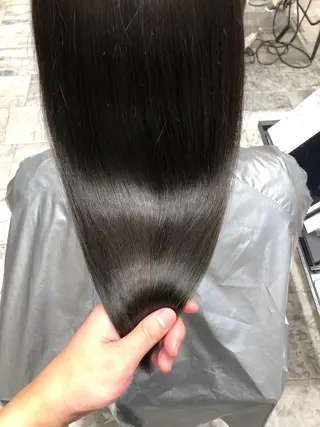 セミロング カラー パーマ 新宿✨顔周りカット 韓国ヘア/坂本亜裟海のヘアスタイル