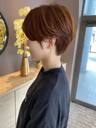 ショート カラー Lien.テラダ 各務原スタイリストのヘアスタイル