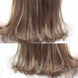 ミディアム カラー 縮毛矯正×髪質改善 店長　DAITOのヘアスタイル