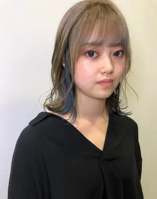 ミディアム アートディレクター ワダヒサノリのヘアスタイル