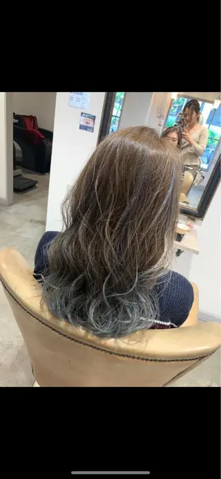 セミロング カラー パーマ ヘアアレンジ メンズ キッズ ネイル マツエク・マツパ 韓国♡ハイライト ♡YURIのヘアスタイル
