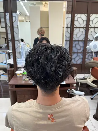 ショート パーマ メンズ 🧊メンズ特化🧊 高木航希のヘアスタイル