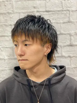 ミディアム メンズ 和田 龍平のヘアスタイル