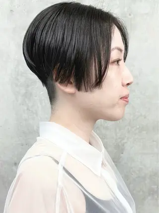 ショート ボブ/ゆるふわ ボブパーマ/とういのヘアスタイル