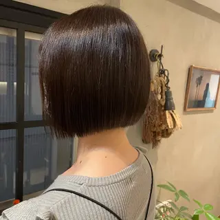 ショート パーマ 10月限定モニター 髪質改善美髪矯正のヘアスタイル