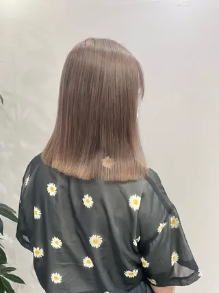 ミディアム カラー 湯田実津希🤎 ﾐﾙｸﾃｨ専門のヘアスタイル