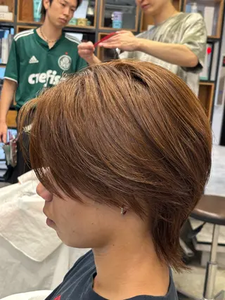 ミディアム ルーズ/シャドウパー マ/似合わせカットのヘアスタイル