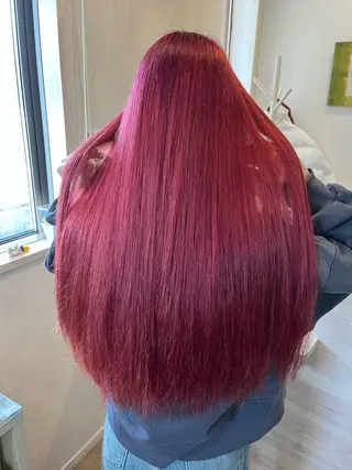 ロング カラー ヘアアレンジ like みやびのヘアスタイル