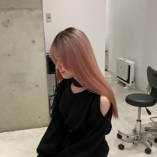 ロング カラー れい🫧 ハイトーン特化のヘアスタイル