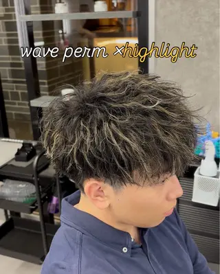 メンズ 田村 丈晴/カラー/パーマのヘアスタイル