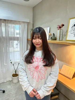 ロング 縮毛矯正＆髪質改善 特化/ゆいのヘアスタイル