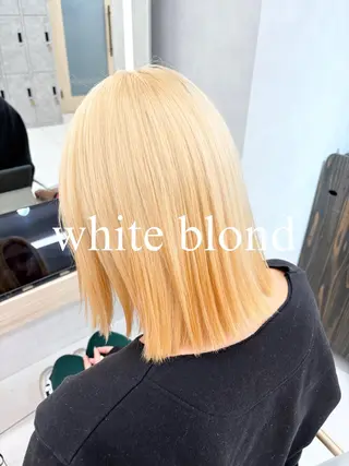 ミディアム カラー ブリーチパーマ 🎀Rumiのヘアスタイル