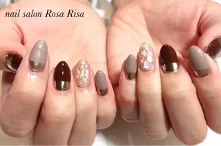 ミディアム ネイル ネイルスタジオ シェイクユアハンズのネイルデザイン