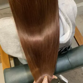 ロング 🎀カット 縮毛矯正 モデル /烏丸御池のヘアスタイル