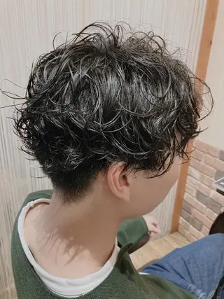 メンズ ヤマモト ヒロミのヘアスタイル