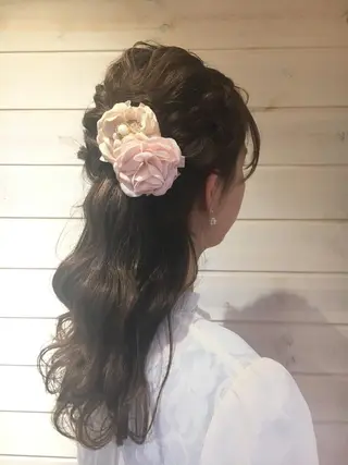 ロング ヘアアレンジ 野崎 ひかりのヘアスタイル