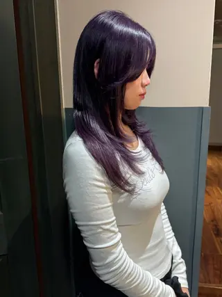 ミディアム カラー mai / linoah˚✧のヘアスタイル