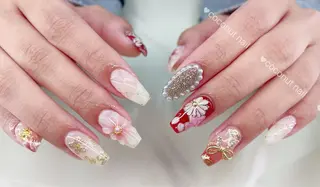 ネイル 神田 ココナッツのネイルデザイン