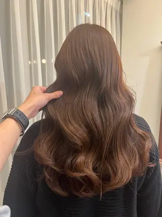 セミロング カラー mana/艶カラー /酸性ストレートのヘアスタイル