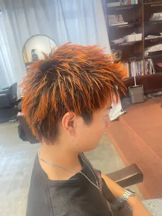 カラー メンズ 福岡美容室【pia】 タイヘイのヘアスタイル