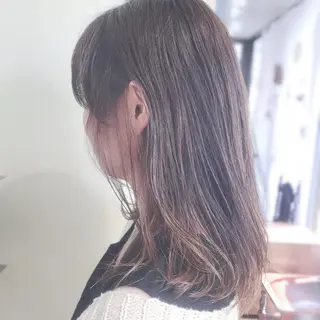 セミロング ヒラヤマ ユウスケのヘアスタイル