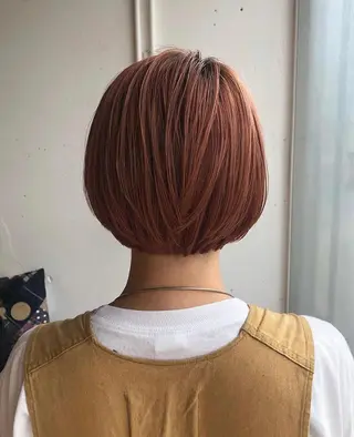 ショート カラー カワサキ カエデのヘアスタイル