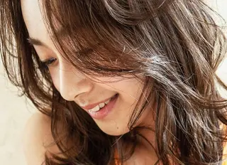 ミディアム ダブルカラー🤍 髪質改善／原島のヘアスタイル