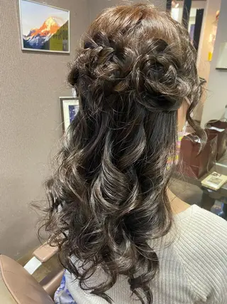 ロング ヘアアレンジ pep natsumiのヘアスタイル