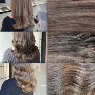 ロング カラー ヘアアレンジ 💖艶と似合わせ💖 カラーカット💖のヘアスタイル