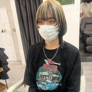 ミディアム piLLon・ keinaのヘアスタイル