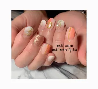 ネイル ﾈｲﾙﾙｰﾑﾘｯｶ 𝐦𝐚𝐲𝐮のネイルデザイン