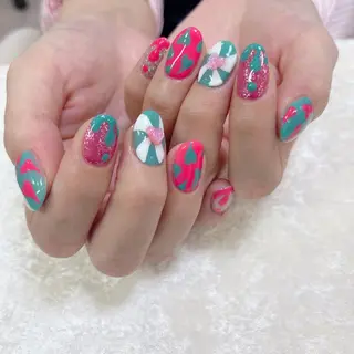 ネイル Maya 🧊🫧‪／渋谷のネイルデザイン