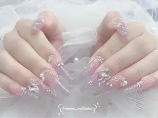 ネイル MoMoA Nail ネイル長さ出し専門店のネイルデザイン