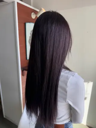 ロング カラー 大塚 しおりのヘアスタイル